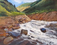 Arif Ansari, 30 x 36 Inch, Acrylic on Canva, Landscape Painting, AC-AA-074
